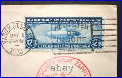 USA 1930 GRAF ZEPPELIN $2.60 South America Trip on Cover