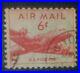 USA 6 Cent Red US Air Mail Stamp 1949