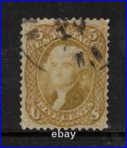 USA #67b Very Fine Used Artfully Repaired Sealed Tear & Reperforated At Top & Rt