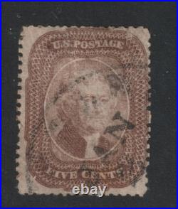 USA Lot 6 Postage #29 (1857-1862 F Used) 2021 Scott Cat. Val. $350.00