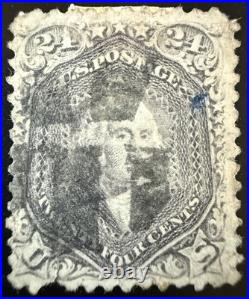USA Stamp 1861 SG74 24c lilac, good used, Cat £350