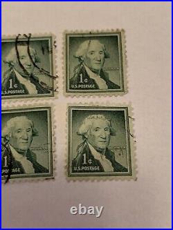 USA Stamp George Washington 1 Cent United States Postage Vintage Used