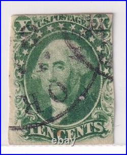 USA Stamps- 1855 George Washingon- 10 cent Used