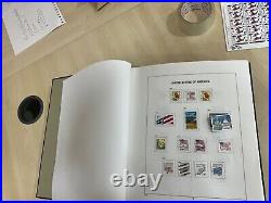 USA Stamps 1991-2000 almost complete davo album many mint sheets 2.5kg a38