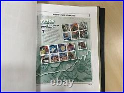 USA Stamps 1991-2000 almost complete davo album many mint sheets 2.5kg a38