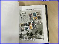 USA Stamps 1991-2000 almost complete davo album many mint sheets 2.5kg a38