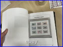 USA Stamps 1991-2000 almost complete davo album many mint sheets 2.5kg a38