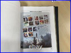 USA Stamps 1991-2000 almost complete davo album many mint sheets 2.5kg a38