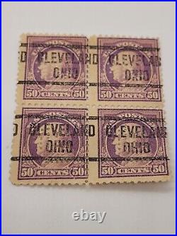 USA Stamps- Benjamin Franklin 50 cents Perfin
