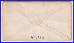 USA Stamps/ Cover- 1863 George Washington 3C- Norfolk blue bullseye clear Cancel