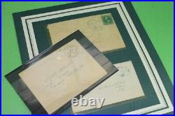 USA United States 7 Valuable Used Covers 1850-1860's Stamp Collection