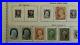 USA stamp collection on Minkus pages with 800 or so stamps