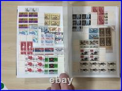USA stamps. Blocks. Mint/used. Stock book. F12