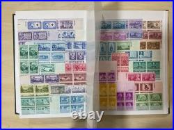 USA stamps. Blocks. Mint/used. Stock book. F12