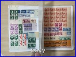 USA stamps. Blocks. Mint/used. Stock book. F12