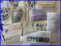 USA stamps, letters, airmails, packs. Mint/used. 1kg #sbx5