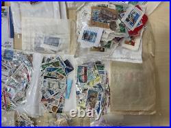USA stamps, letters, airmails, packs. Mint/used. 1kg #sbx5