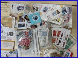 USA stamps, letters, airmails, packs. Mint/used. 1kg #sbx5