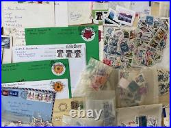 USA stamps, letters, airmails, packs. Mint/used. 1kg #sbx5