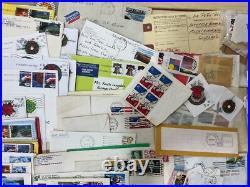 USA stamps, letters, airmails, packs. Mint/used. 1kg #sbx5