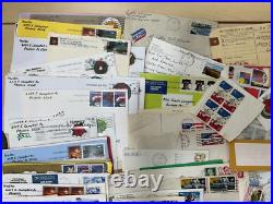 USA stamps, letters, airmails, packs. Mint/used. 1kg #sbx5