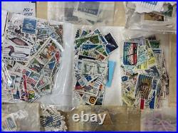 USA stamps, letters, airmails, packs. Mint/used. 1kg #sbx5