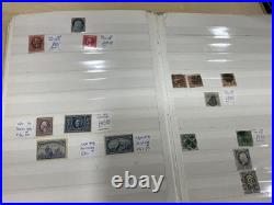 USA stamps vintage 1800s to 1940 mint + used identified in cards a1037