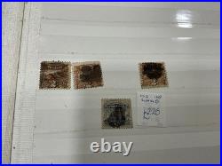 USA stamps vintage 1800s to 1940 mint + used identified in cards a1037