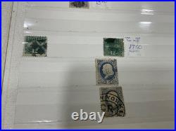 USA stamps vintage 1800s to 1940 mint + used identified in cards a1037