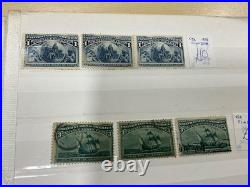 USA stamps vintage 1800s to 1940 mint + used identified in cards a1037
