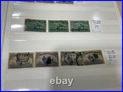 USA stamps vintage 1800s to 1940 mint + used identified in cards a1037
