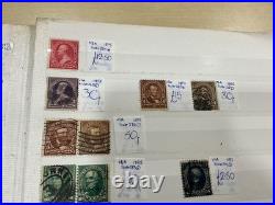 USA stamps vintage 1800s to 1940 mint + used identified in cards a1037