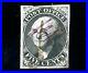 USAstamps Used VF US 1845 Washington Bluish Paper Scott 9X1 Magenta Cancel