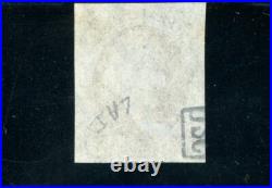USAstamps Used VF US 1847 Franklin 1st Stamp Sct 1d With Blue Cancel USAstamps Used VF US 1847 Franklin 1st Stamp Sct 1d With Blue Cancel