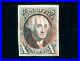 USAstamps Used VF US 1847 Washington 2nd Stamp Scott 2 Beauty With Red Cancel