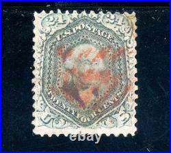 USAstamps Used VF US Serie 1861 Civil War Issue Washington Scott 70b