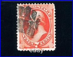 USAstamps Used VF US Serie of 1870 Stanton Scott 138 Fancy Cancel SCV $525+