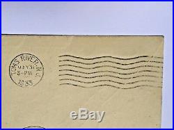 USS AKRON AIRSHIP MEMORIAM ON US NAVY COVER SURVIVORS AUTOGRAPHED w /DEAL LETTER
