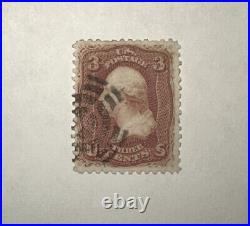 United States 1861 3c Washington Pink Used Stamp