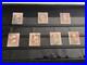 United States 1861 George Washington pink blue cancel & other used stamps A12658 United States 1861 George Washington pink blue cancel & other used stamps A12658