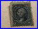 United States 1867 George Washington 12c with 11X14 grill used stamp A17892