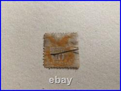 United States 1869 Shield and Eagle 10 cent used stamp A11551