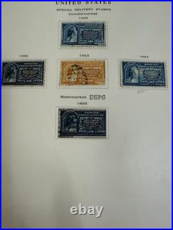 United States 1885-1895 Special Delivery Stamps Used/Unused