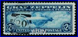 United States C15 Used F-vf+ $2.60 Zeppelin