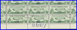 United States #C18, Used, Sheet of 50, Some Separation
