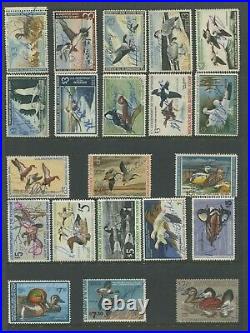 United States Federal Hunting Duck Stamps #RW13-RW48 F/VF Used Set