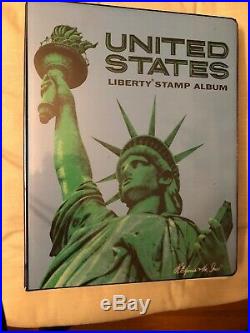 United States Liberty Stamp Album 1847-2000 Over 1970 Stamps Great Condition