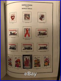 United States Liberty Stamp Album 1847-2000 Over 1970 Stamps Great Condition
