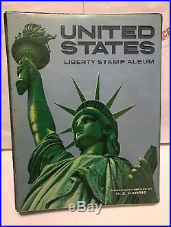 United States Libery Stamp Album Book. With Many Stamps. Used. One Of A Kind