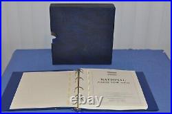 United States National Schaubek 6 ring Album 1981-1991 dustcase BlueLakeStamps